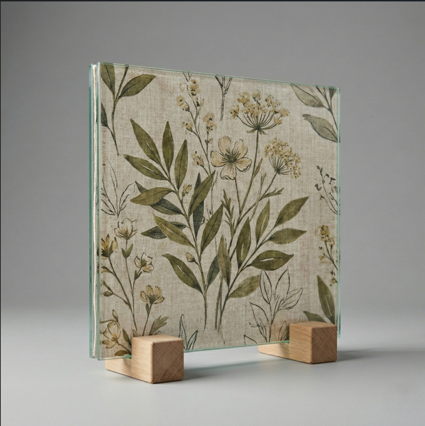 Fabric Laminated Glass (Designer Laminated Glass)